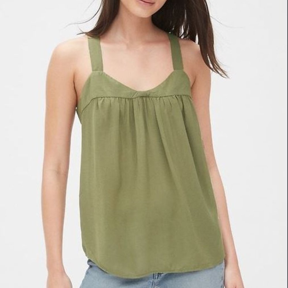 GAP | Moss Green Crossback Tanktop